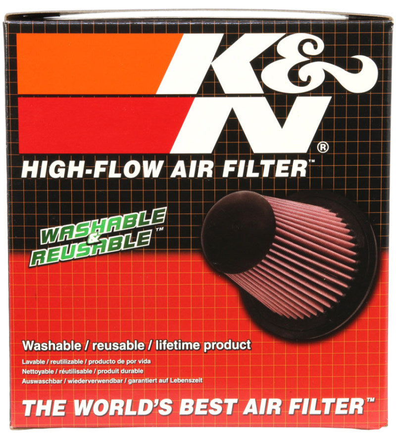 K&N Filter Universal Air Filter Carbon Fiber Top With 6in Flange x 7.5in Base x 6in H K&N Engineering Air Filters - Universal Fit