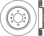 StopTech Slotted Sport Brake Cryo Rotor 07-12 Ford Expedition Stoptech Brake Rotors - Slotted