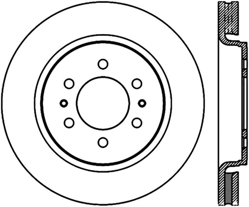 StopTech Slotted Sport Brake Cryo Rotor 07-12 Ford Expedition Stoptech Brake Rotors - Slotted