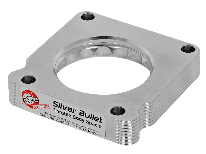 aFe 01-16 Nissan Patrol (Y61) L6-4.8L Silver Bullet Throttle Body Spacer aFe Throttle Body Spacers