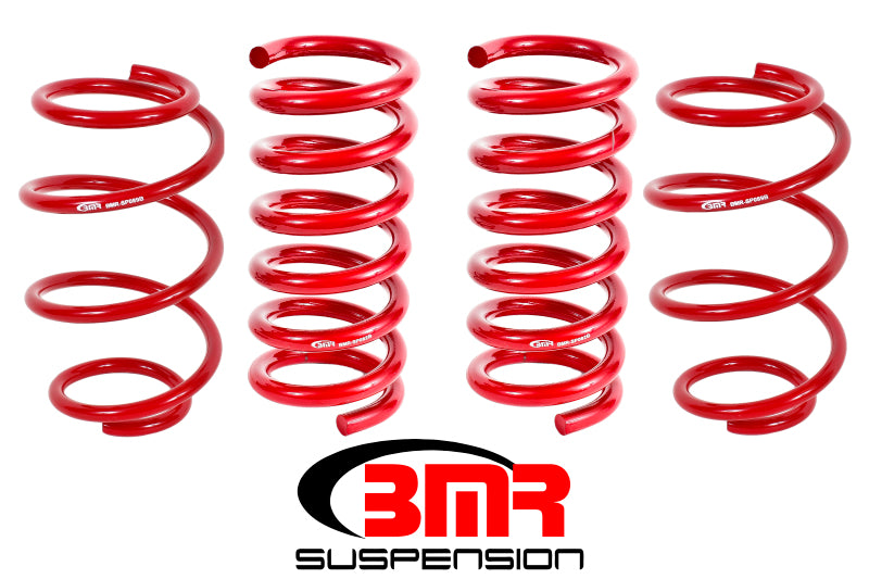 BMR 15-17 S550 Mustang Performance Version Lowering Springs (Set Of 4) - Red BMR Suspension Lowering Springs