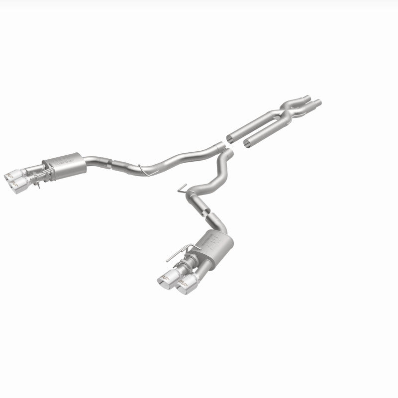 MagnaFlow SYS Cat-Back 2018 Ford Mustang GT 5.0L Competition Dual Exit Polished 4in Tips Magnaflow Catback