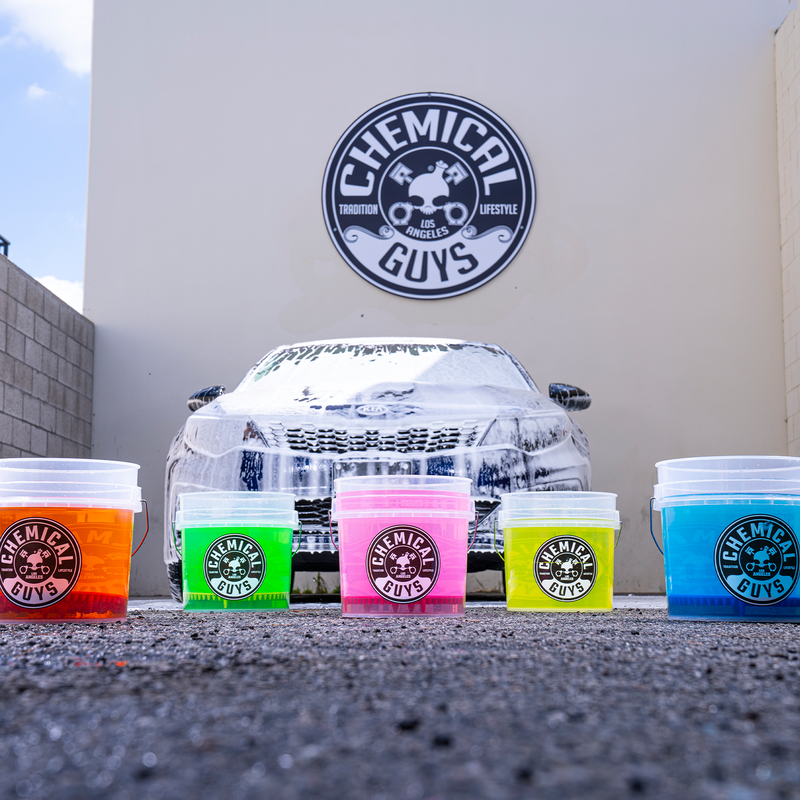 Chemical Guys Heavy Duty Ultra Clear Detailing Bucket Chemical Guys Wash Buckets