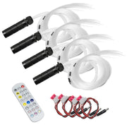 Oracle Lighting Fiber Optic Wheel Liner ColorSHIFT RGBW Kit-40W LED/600 Fibers ORACLE Lighting Light Accessories and Wiring