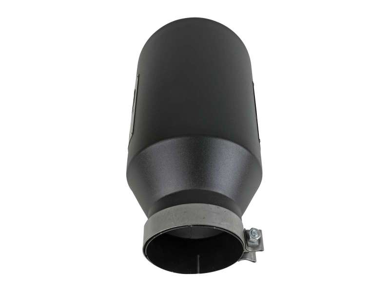 aFe Power Universal 5in Inlet 8in Outlet MACH Force-XP Clamp-On Exhaust Tip - Black