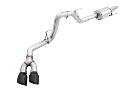 AWE Tuning 2015+ Ford F-150 0FG Single Exit Performance Exhaust System w/4.5in Diamond Black Tips AWE Tuning Catback