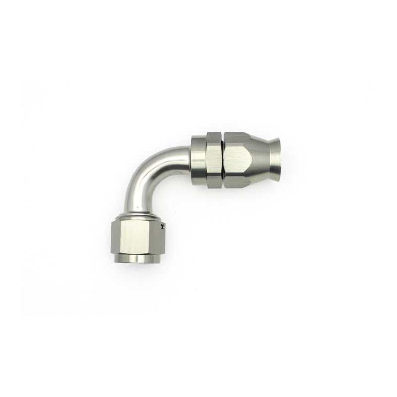 DeatschWerks 10AN Female Swivel 90-Degree Hose End PTFE (Incl. 1 Olive Insert) DeatschWerks Fittings