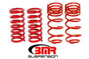 BMR 82-82 3rd Gen F-Body Lowering Spring Kit (Set Of 4) - Red BMR Suspension Lowering Springs