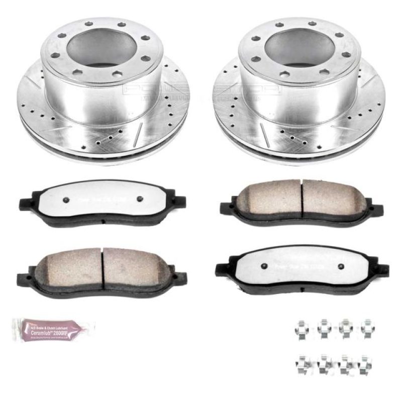 Power Stop 05-07 Ford F-250 Super Duty Rear Z36 Truck & Tow Brake Kit PowerStop Brake Kits - Performance D&S