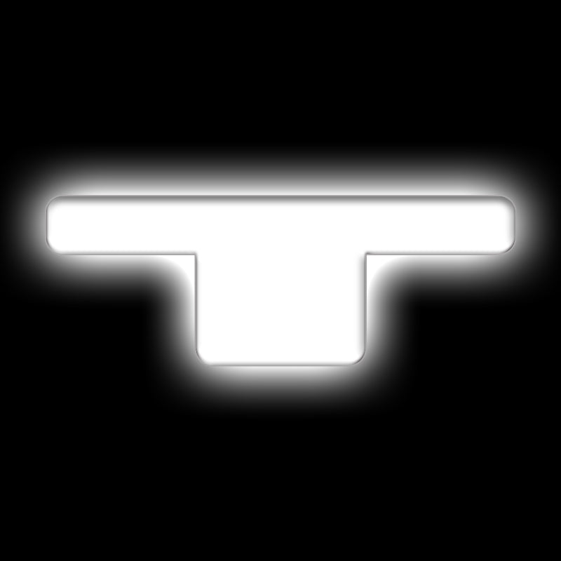 ORACLE Lighting Universal Illuminated LED Letter Badges - Matte Wht Surface Finish - T ORACLE Lighting Light Accessories and Wiring