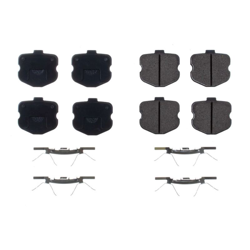 Power Stop 06-13 Chevrolet Corvette Rear Z17 Evolution Ceramic Brake Pads w/Hardware PowerStop Brake Pads - OE