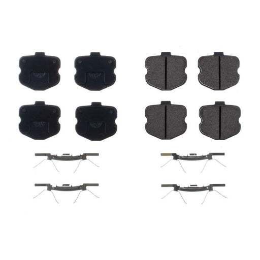 Power Stop 06-13 Chevrolet Corvette Rear Z17 Evolution Ceramic Brake Pads w/Hardware PowerStop Brake Pads - OE