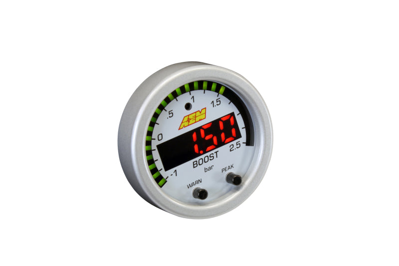 AEM X-Series Boost Pressure -30inHg 35psi Gauge AEM Gauges