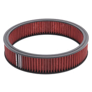 Edelbrock Air Cleaner Element Pro-Flo 3In Tall 14In Diameter Red Edelbrock Air Filters - Universal Fit