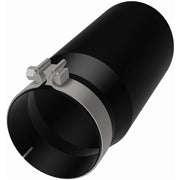 MagnaFlow Tip Stainless Black Coated Single Wall Round Single Outlet 6in Dia 5in Inlet 13in L Magnaflow Tips