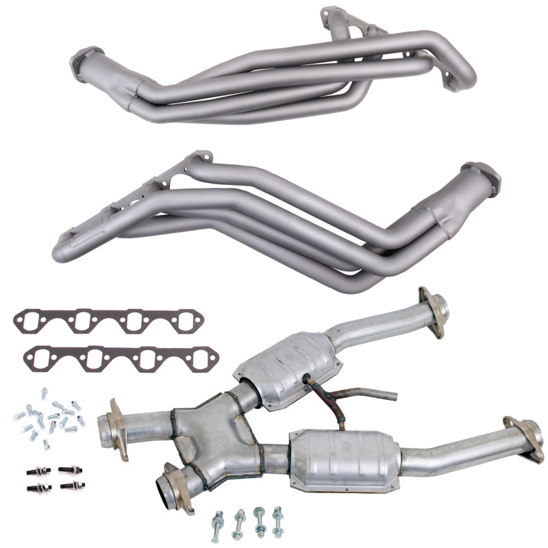 BBK 94-95 Ford Mustang 5.0L Manual Trans 1-5/8 Long Tube Headers w/Catted X-Pipe (Ti Ceramic) BBK Headers & Manifolds