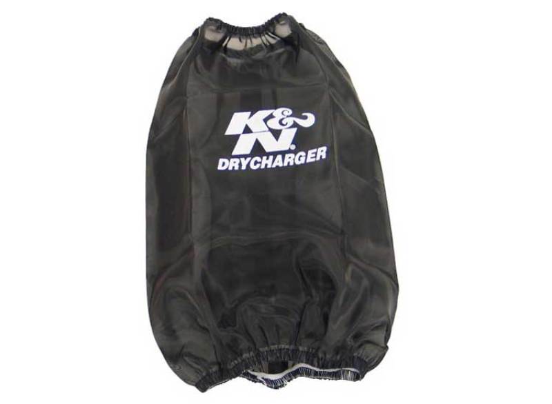 K&N Drycharger Round Tapered Air Filter Wrap 6.5in Base ID/4.5in Top ID/7in H - Black K&N Engineering Pre-Filters