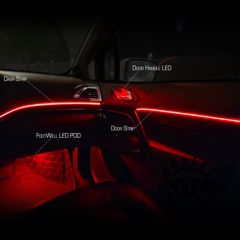 Oracle Lighting Dynamic Colorshift 18 Piece Universal Full LED Interior Dash Board Kit ORACLE Lighting Light Strip LED