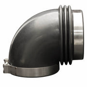 Spectre Flex Coupler Elbow 4in. ID / ID 90 Degree - Black Spectre Silicone Couplers & Hoses