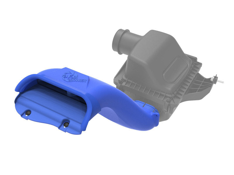 aFe Rapid Induction Dynamic Air Scoop 2021+ Ford F-150V6/V8 - Blue aFe Air Intake Components