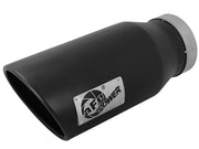 aFe POWER MACH Force-Xp 5in 304 Stainless Steel Exhaust Tip 5In x 7Out x15Lin Bolt-On Right-Blk aFe Catback