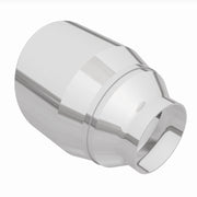 MagnaFlow Tip Stainless Double Wall Round Single Outlet Polished 4.5in DIA 2.5in Inlet 5.75in Length Magnaflow Tips