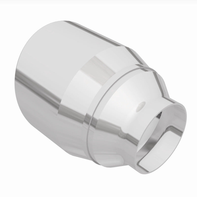 MagnaFlow Tip Stainless Double Wall Round Single Outlet Polished 4.5in DIA 2.5in Inlet 5.75in Length Magnaflow Tips