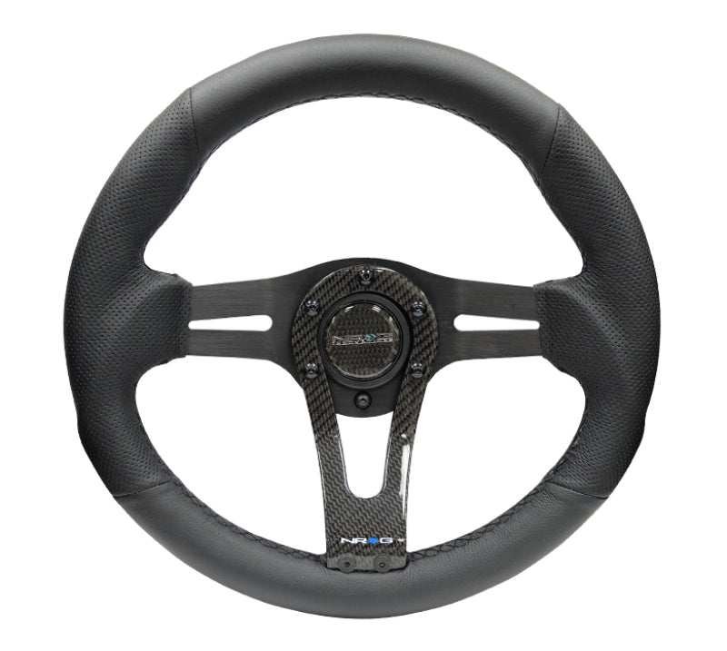 NRG Reinforced Steering Wheel (320mm) w/Carbon Center Spoke NRG Steering Wheels