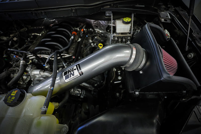 K&N 2021+ Ford F-150 V8-5.0L F/I High Flow Performance Intake Kit K&N Engineering Cold Air Intakes