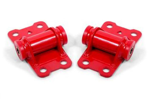 BMR 82-92 F-Body Motor Mount Kit Lower Poly - Red BMR Suspension Engine Mounts