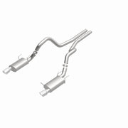 MagnaFlow 13 Ford Mustang Dual Split Rear Exit Stainless Cat Back Performance Exhaust (Street) Magnaflow Catback