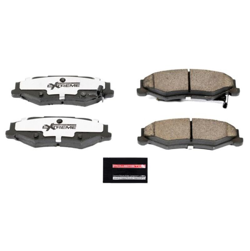 Power Stop 04-09 Cadillac XLR Rear Z26 Extreme Street Brake Pads w/Hardware PowerStop Brake Pads - Performance