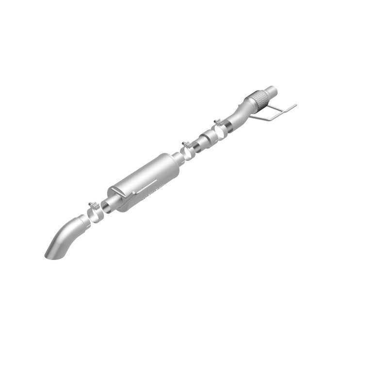 MagnaFlow Cat-Back, SS, 2.5/3in, Turn Down In Front Rear Tire 2015 Ford F150 2.7L V6T Ext Cab Magnaflow Catback