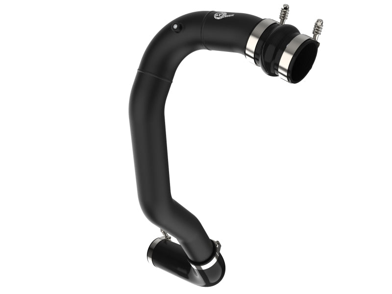 aFe 08-10 Ford Trucks V8-6.4L (td) BladeRunner 3 IN Aluminum Hot Charge Pipe - Black aFe Intercoolers