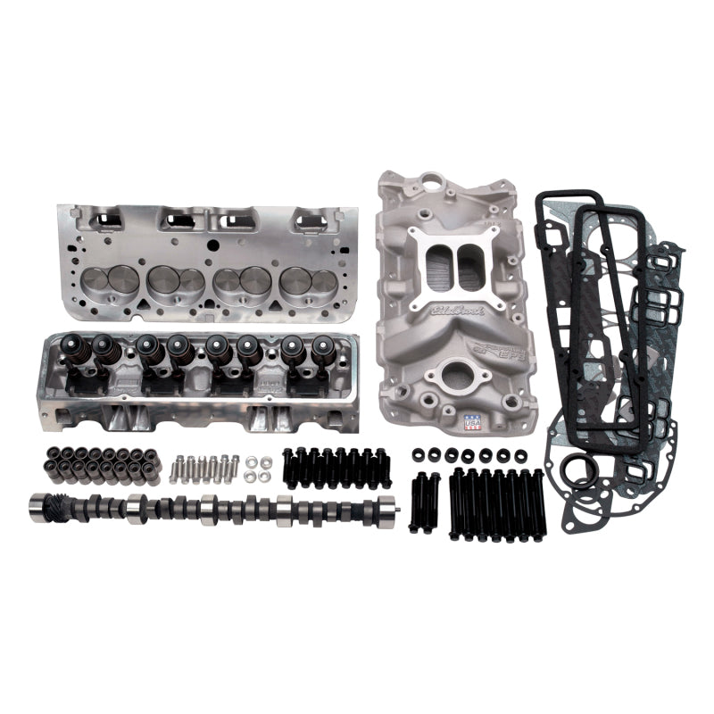 Edelbrock Power Package Top End Kit E-Street and Performer SBC Edelbrock Heads