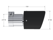 MBRP Universal Carbon Fiber Tip 4in OD / 2.5in Inlet / 7.7in L MBRP Tips
