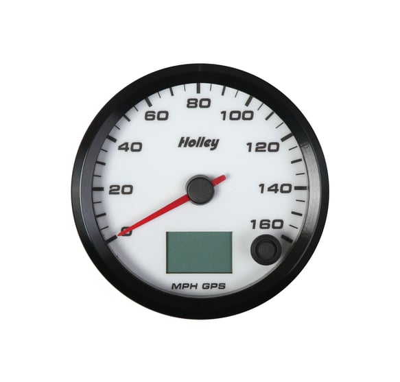 Holley Analog Style Speedometer 26-612W HOLLEY Autoparts
