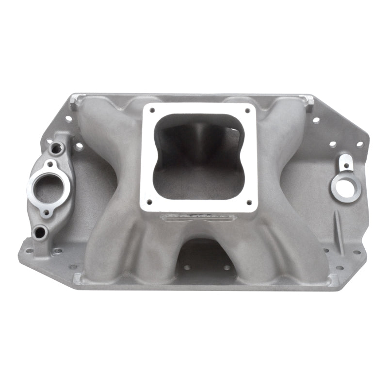 Edelbrock Manifold Big Victor II BBC w/ Edelbrock Profiler or Dart Big Chief Heads Dominator Flange Edelbrock Intake Manifolds