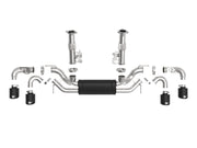 aFe MACH Force-Xp 3in to 2-1/2in 304SS Cat-Back 2020 Chevy Corvette (C8) 6.2L - Black Tip aFe Catback