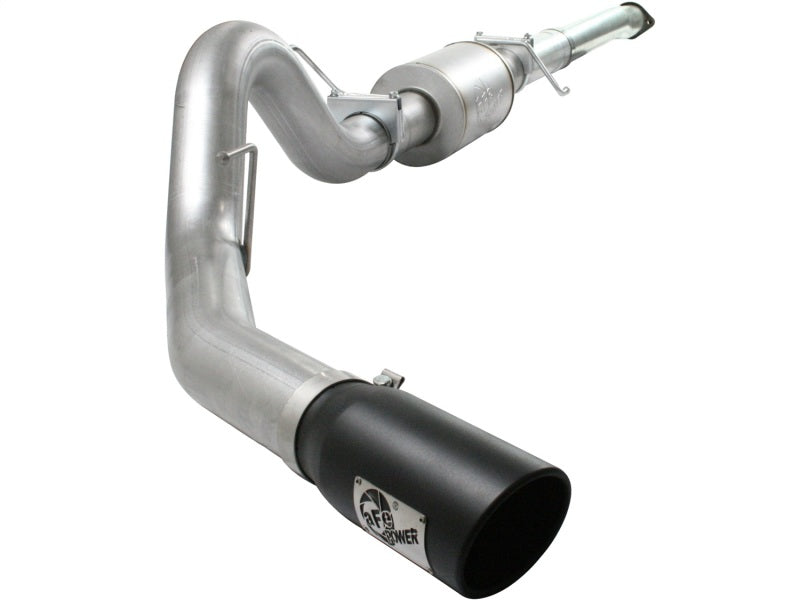 aFe Atlas Exhaust 4in Aluminized Cat-Back w/ 304 SS Black Tip 11-13 Ford F-150 EcoBoost V6 3.5L (tt) aFe Catback