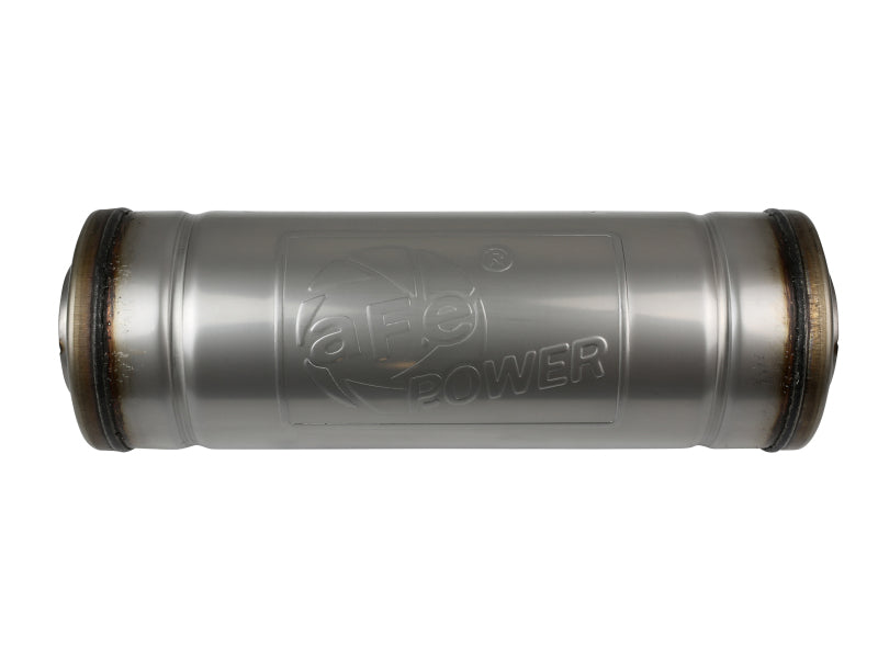 aFe MACH Force-Xp Muffler 2-1/2 IN ID Center/Center x 9 IN Dia. x 14 IN L - Round Body aFe Muffler