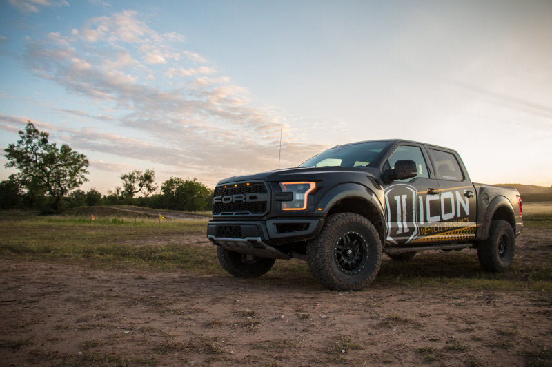ICON 2017+ Ford Raptor Front 3.0 Series Shocks VS RR CDCV Coilover Kit ICON Coilovers
