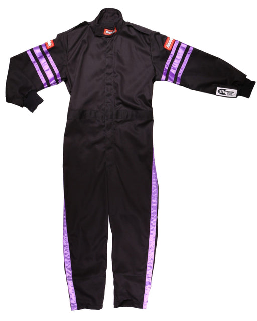 RaceQuip Purple Trim SFI-1 JR. Suit - Kids XSM Racequip Racing Suits
