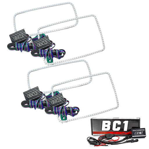 Oracle Ford F250 08-10 Halo Kit - ColorSHIFT w/ BC1 Controller ORACLE Lighting Headlights