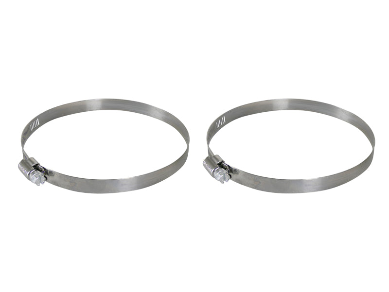 aFe Magnum FORCE Replacement Clamp Kit SAE 140 (6-1/8 IN ID to 9-1/4 IN ID Range) Pair aFe Air Intake Components
