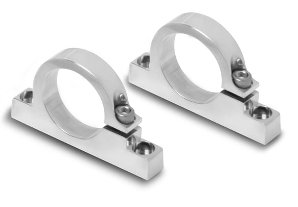 Polished Mounting Bracket for HP Billet Fuel Filters 162-573S HOLLEY Autoparts
