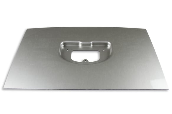 Racepak IQ3 Dash Panel - Brushed Aluminum 553-354