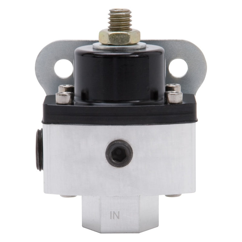 Edelbrock Fuel Pressure Regulator 4-1/2 to 9 PSI Satin Finish Edelbrock Fuel Pressure Regulators