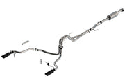 Borla F-150 2021 5.0L 4dr CC SB EC STB Lariat/KR/Platinm/LTD 3/2.25 SRE Cat-Back ATAK Black CHR Tips Borla Catback