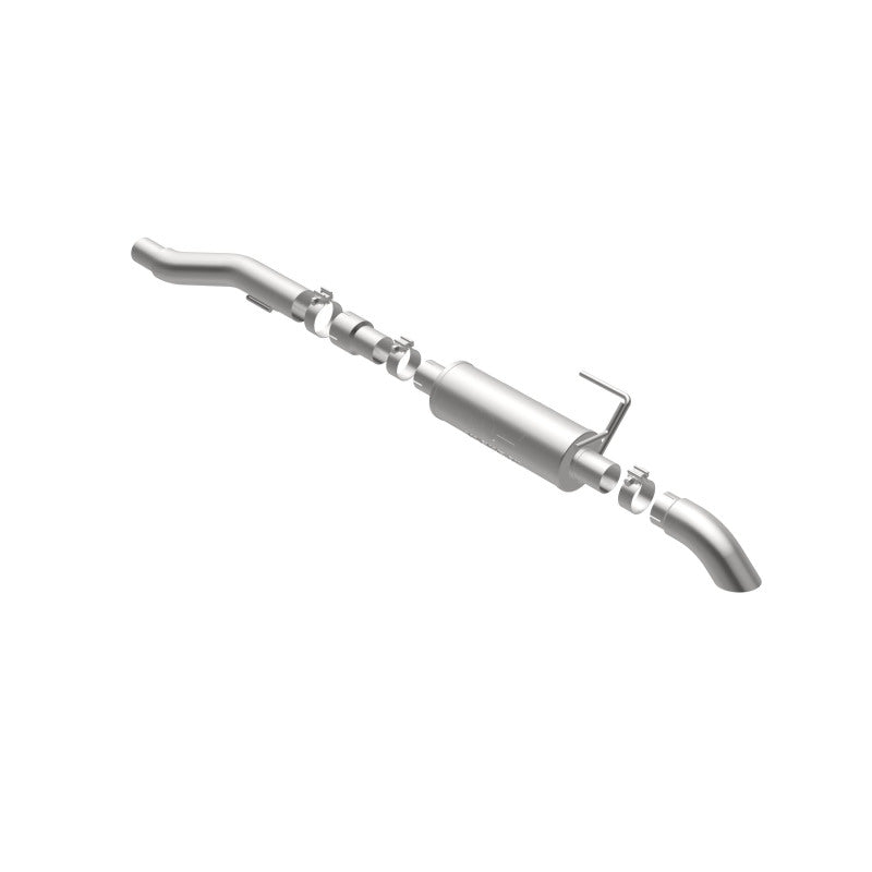 MagnaFlow Cat-Back, SS, 2.5/3in, Turn Down In Front Rear Tire 2015 Ford F150 5.0L V8 Ext Cab Magnaflow Catback